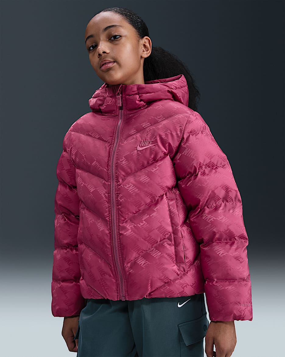 Nike Sportswear All Day Play Big Kids' Therma-FIT Loose-Fit Puffer Jacket