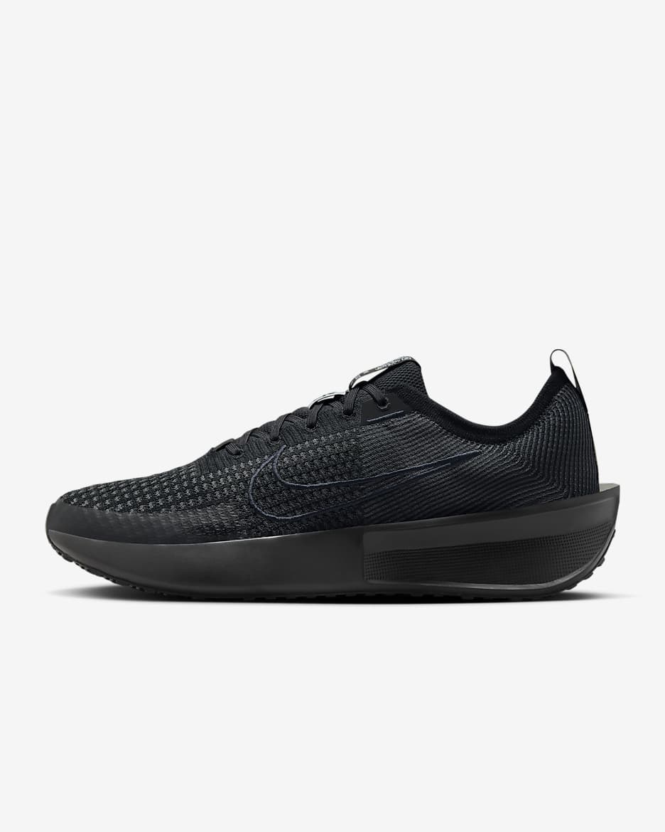 Nike Interact Run Men's Road Running Shoes - Black/Wolf Grey/Anthracite