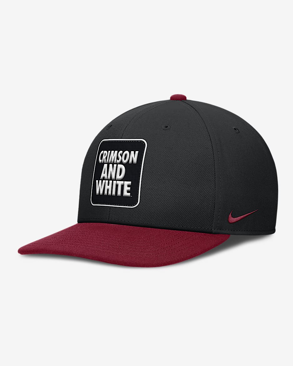 Alabama Sideline Campus Local Pro Men's Nike Dri-FIT College Adjustable Hat - Black