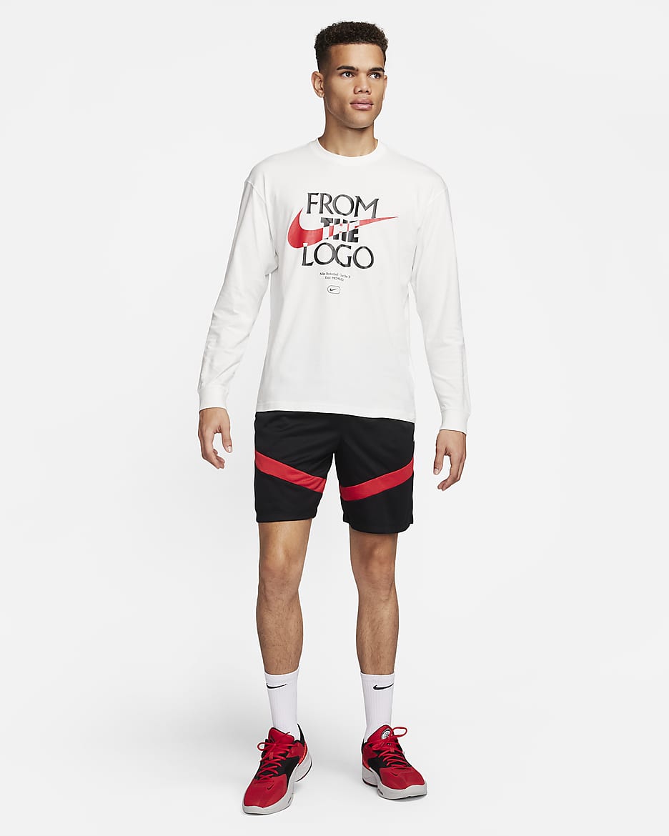 Nike Max90 Men's Long-Sleeve Basketball T-Shirt - Summit White