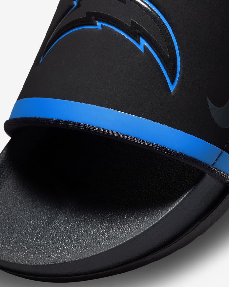 Nike Offcourt (NFL Los Angeles Chargers) Slide - Black/Italy Blue/University Gold/Anthracite