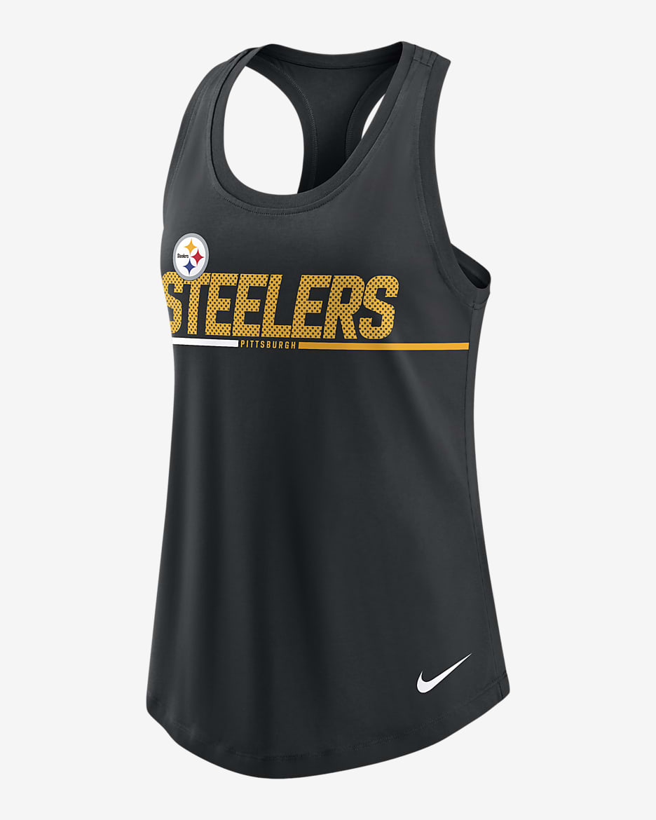 Nike City (NFL Pittsburgh Steelers) Women's Racerback Tank Top - Black