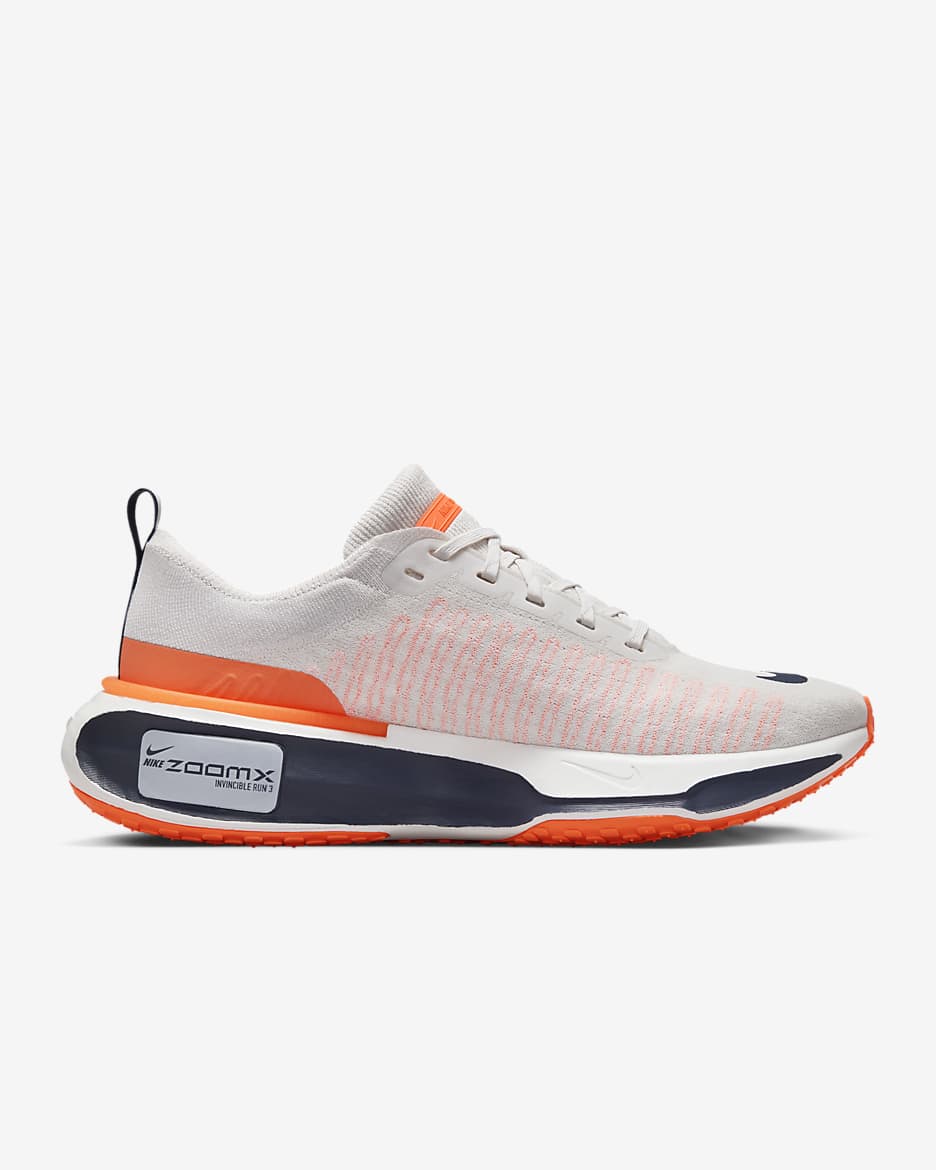 Chaussure de running sur route Nike Invincible 3 pour homme - Phantom/Total Orange/Sail/Thunder Blue