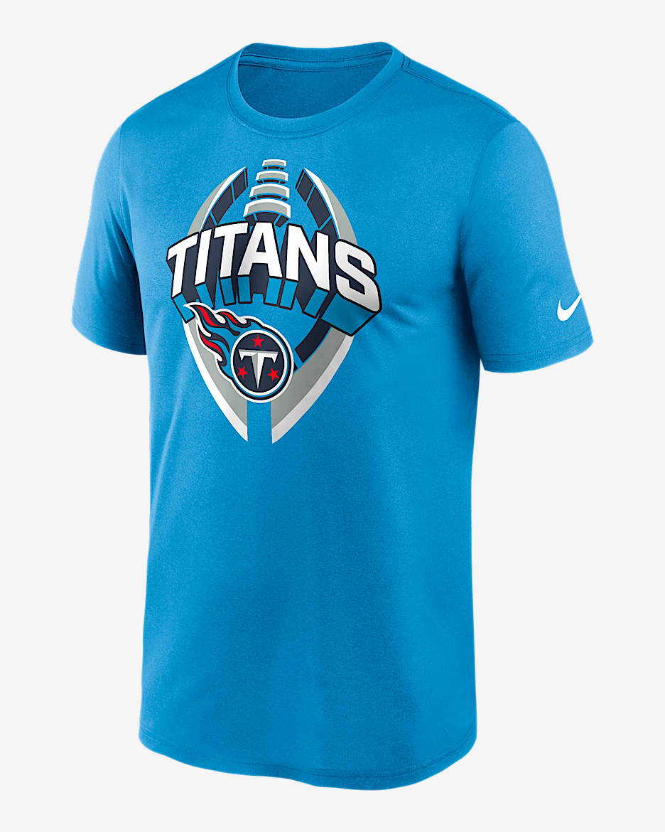 Playera Nike Dri-FIT de la NFL para hombre Tennessee Titans Legend Icon - Azul claro