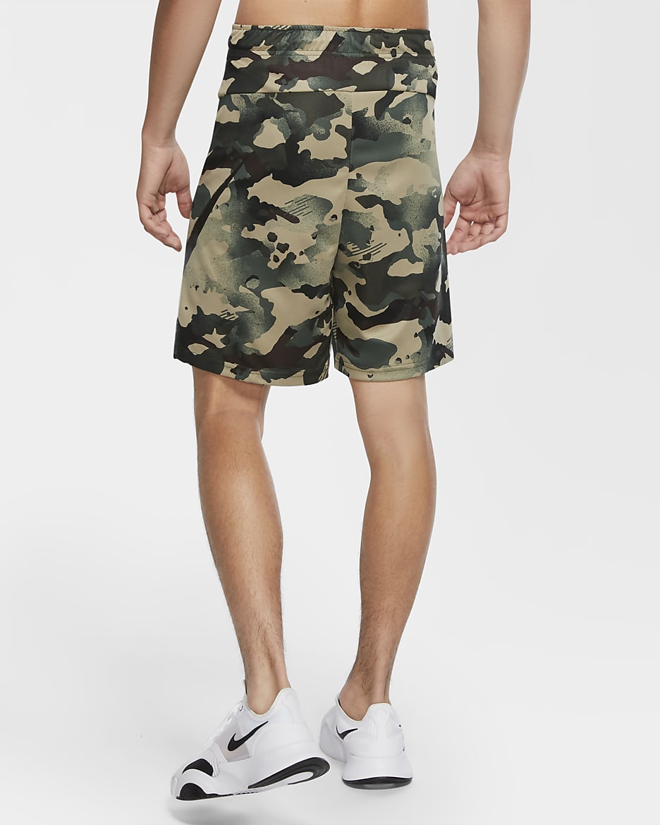 Nike Dri-FIT Men's Camo Training Shorts - Sequoia/Black