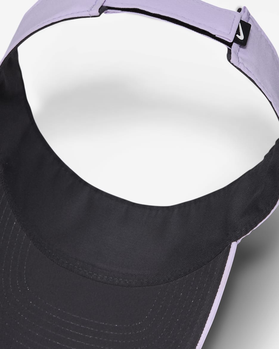 Nike Dri-FIT Ace Swoosh Visor - Lilac Bloom/Anthracite/White