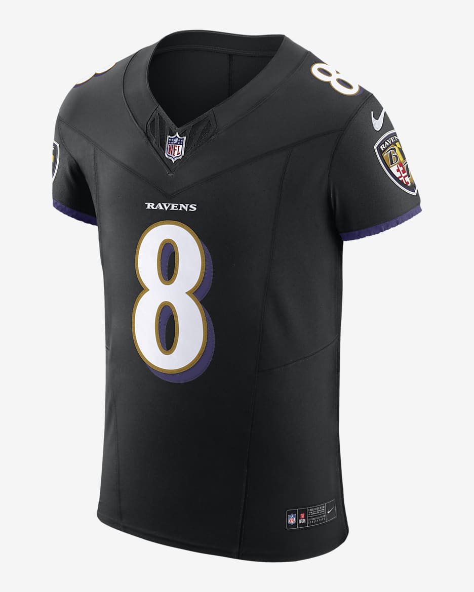 Lamar Jackson Baltimore Ravens Men's Nike Dri-FIT NFL Elite Football Jersey - Black