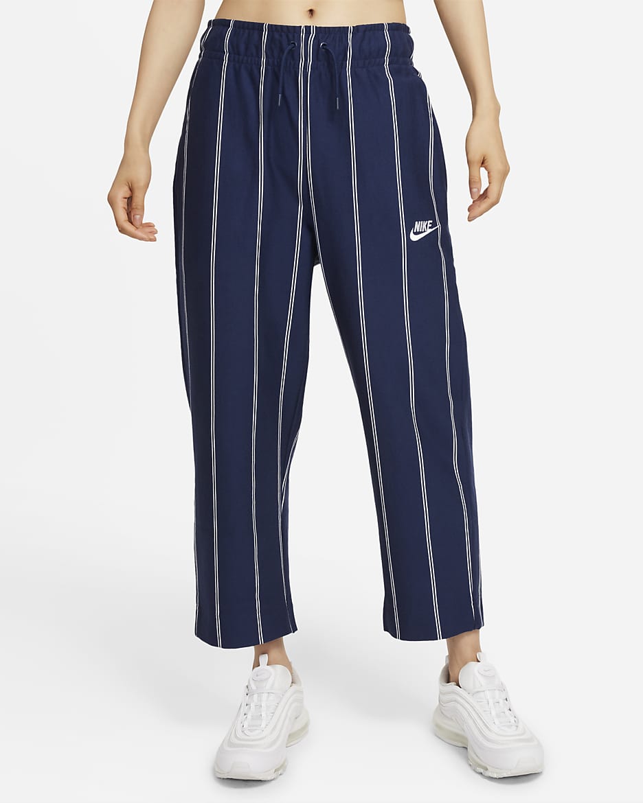 Nike Sportswear Women's Pants - Midnight Navy/White