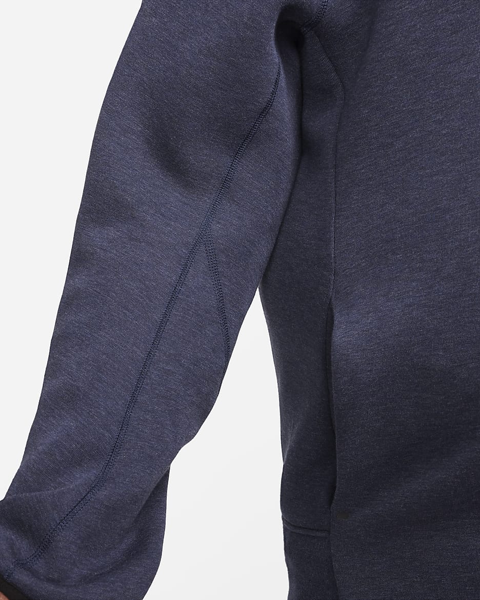 Nike Sportswear Tech Fleece Men's Pullover Hoodie - Obsidian Heather/Black