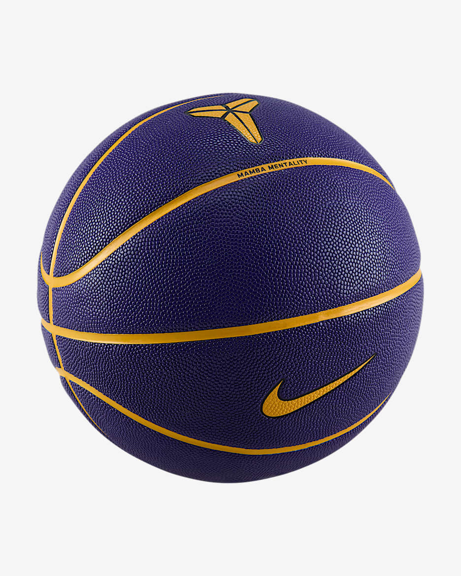 Kobe All-Court 8P Pelota de baloncesto (desinflada) - Court Purple/University Gold/Negro/University Gold