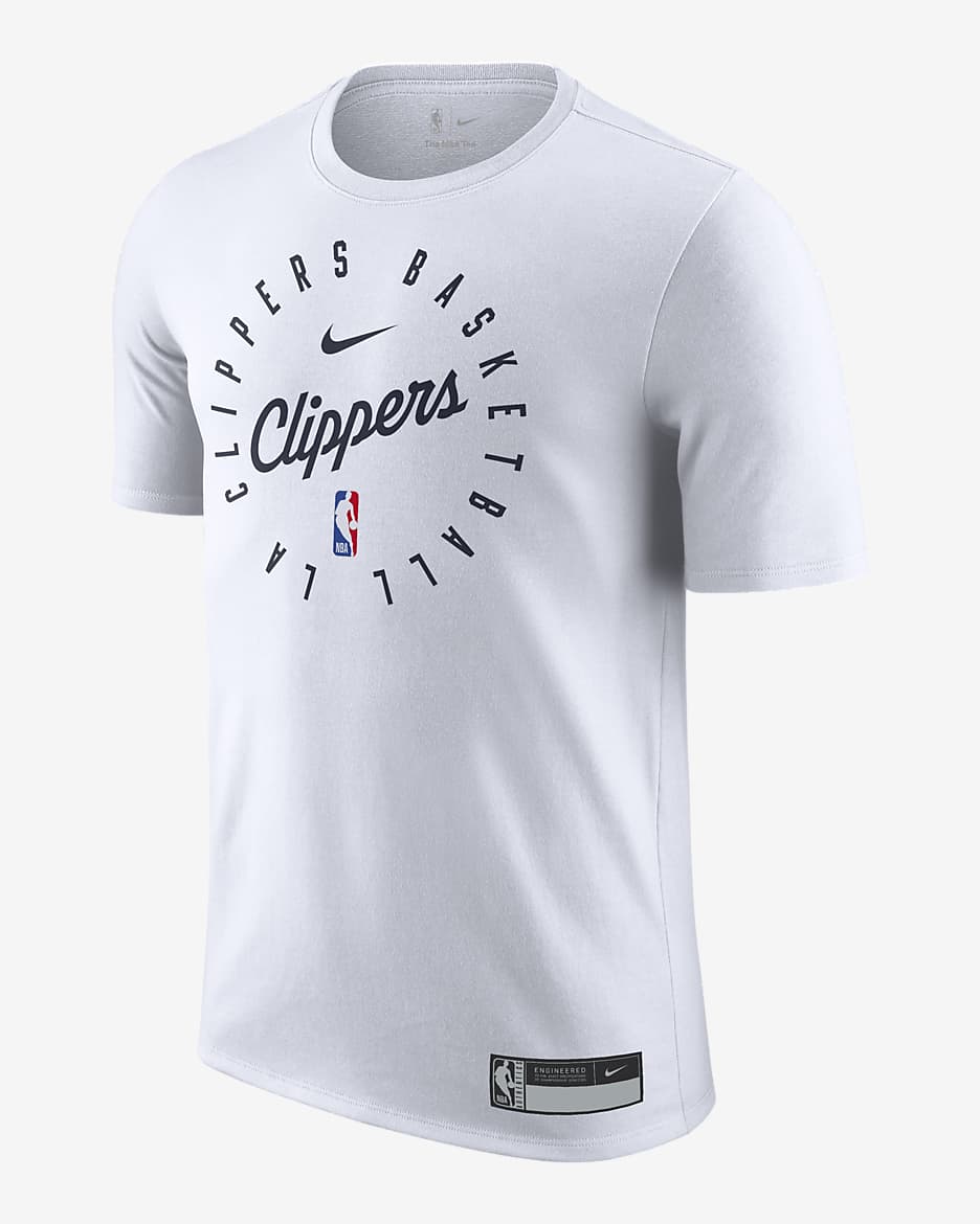 Playera Nike Dri-FIT de la NBA para hombre LA Clippers - Blanco