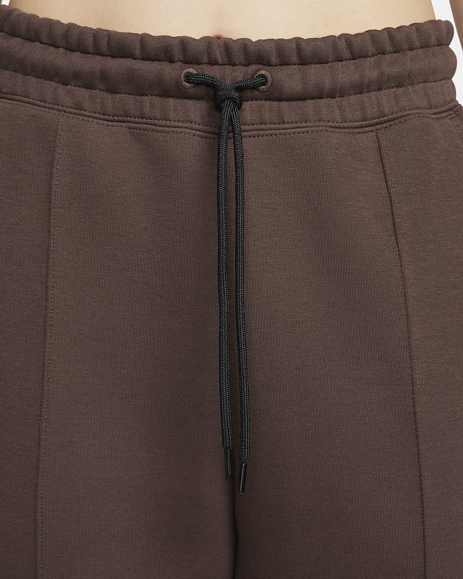 Nike Sportswear Tech Fleece Pantalons jogger de cintura mitjana - Dona - Baroque Brown/Negre