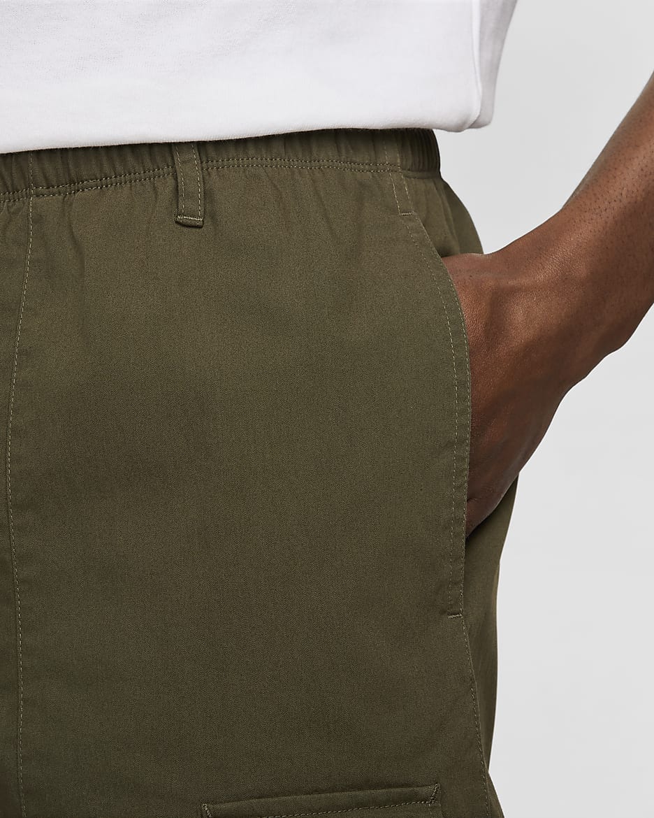 Nike Life Camp shorts til herre - Cargo Khaki/Cargo Khaki