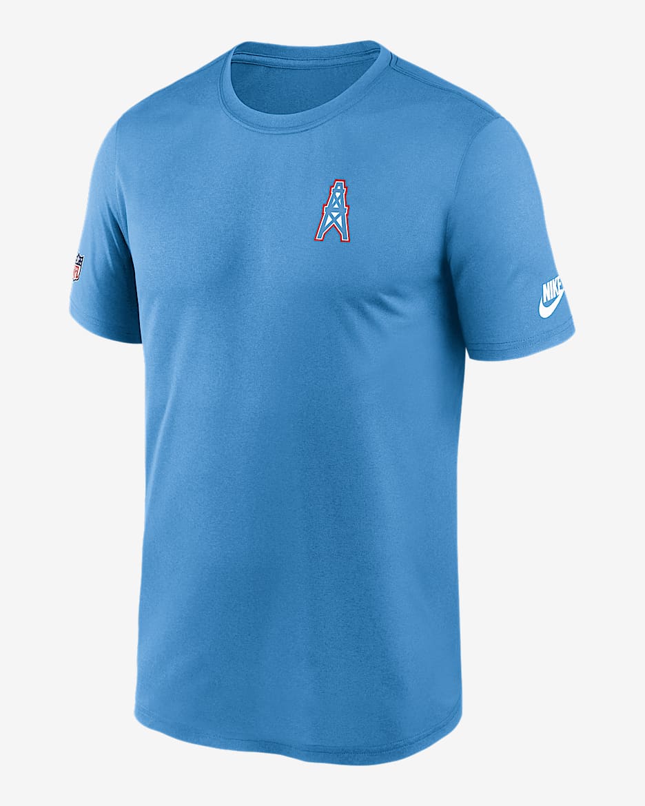 Tennessee Titans Alt Legend Small Logo Men's Nike Dri-FIT NFL T-Shirt - Blue