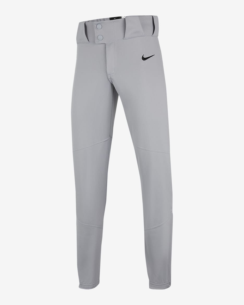 Pantalones de béisbol elastizados para niño talla grande Nike Vapor - Gris azul team/Negro team