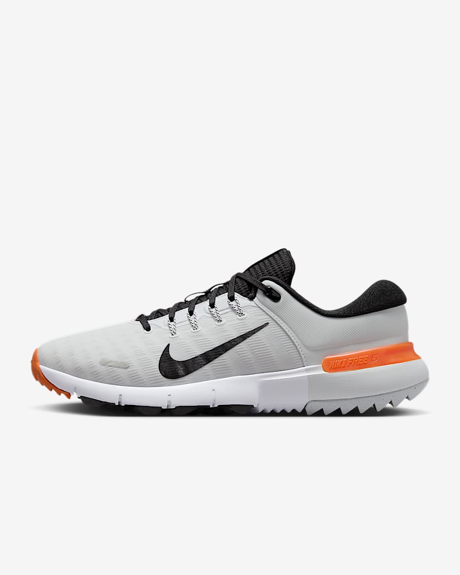 Nike Free Golf NN Tenis de golf (anchos) - Blanco/Naranja seguridad/Negro