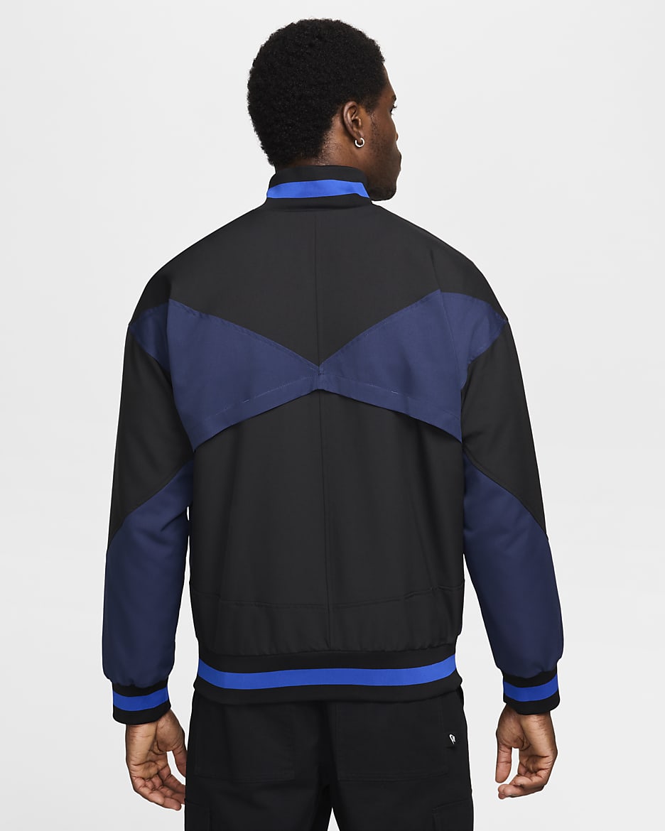 Veste de foot nationale Nike Dri-FIT Inter Milan Strike pour homme - Midnight Navy/Noir/Blanc