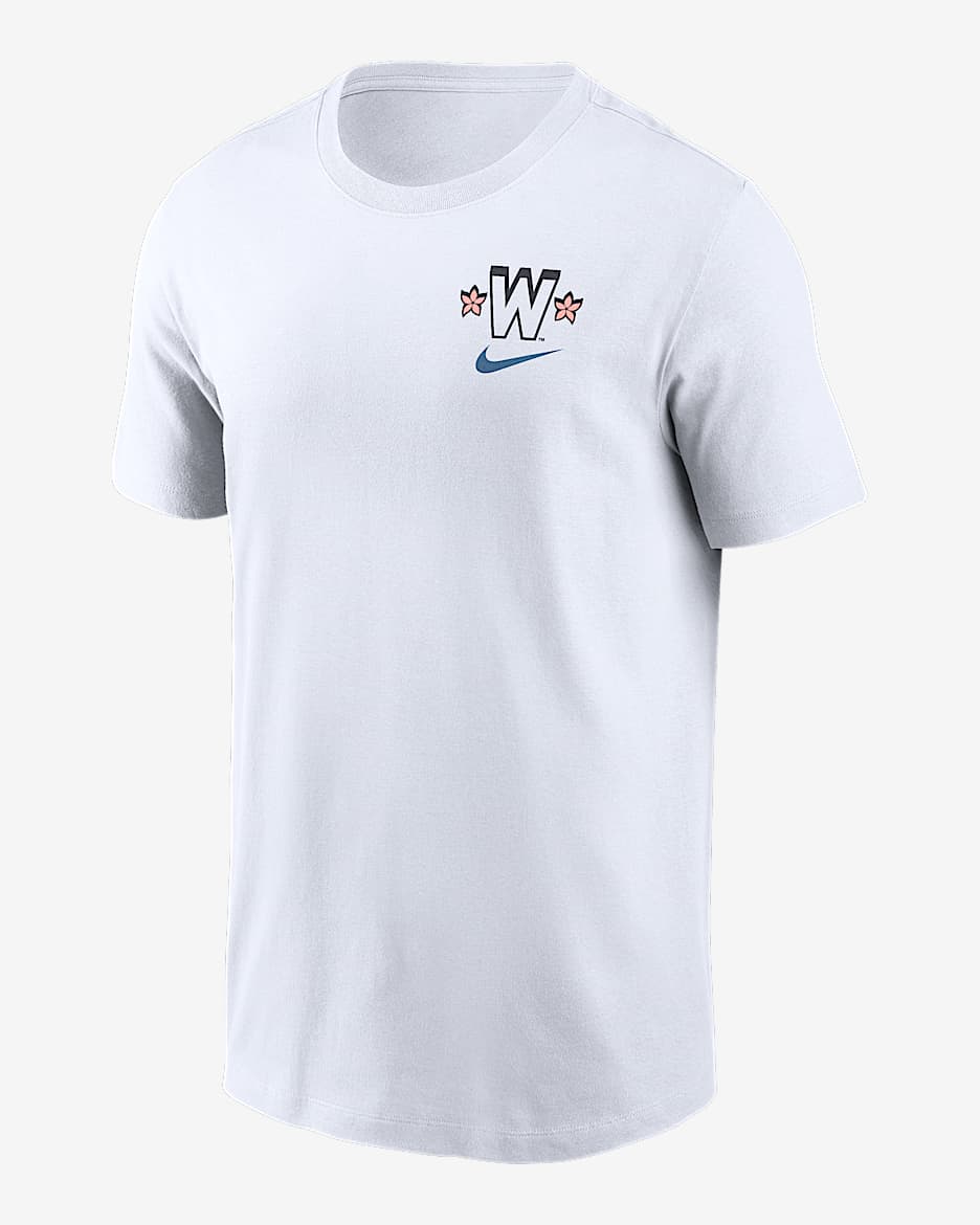 Washington Nationals City Connect 2-Hit Men's Nike MLB T-Shirt - White