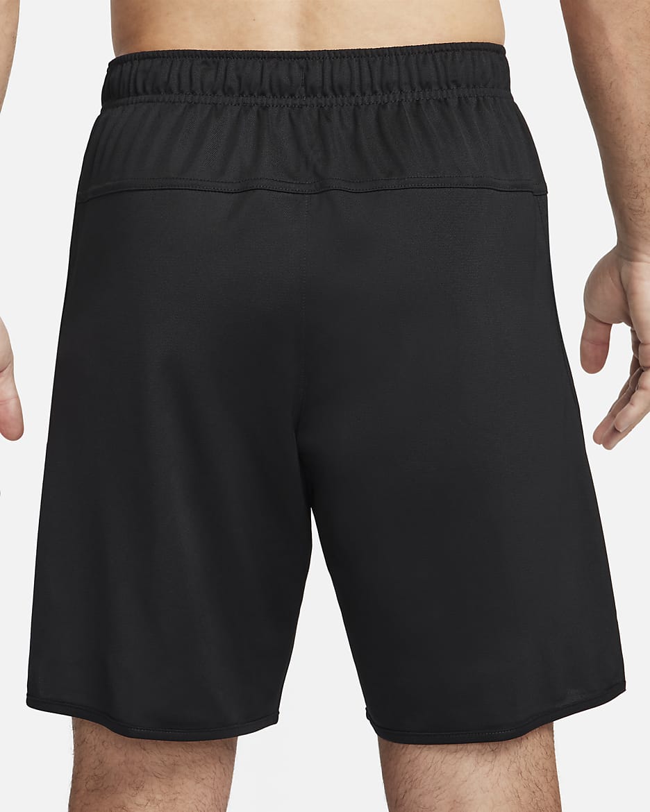 Short non doublé Dri-FIT 23 cm Nike Totality pour homme - Noir/Noir/Iron Grey/Blanc