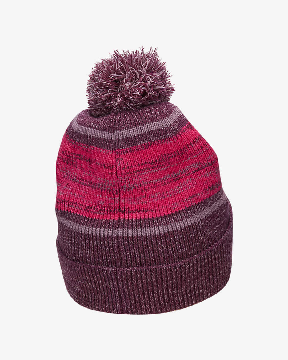 Nike Peak Gorro con doblez - Burdeos/Violet Dust/Fireberry