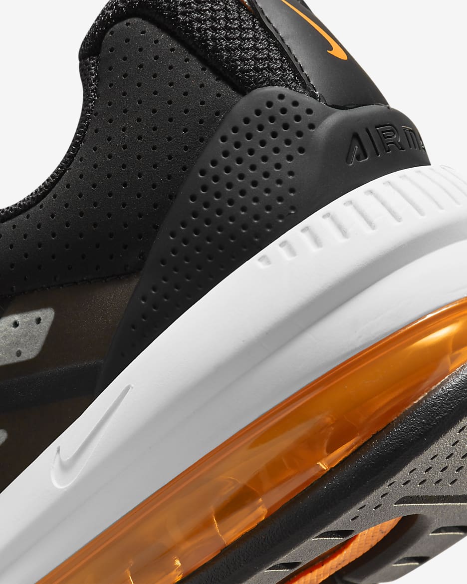 Nike Air Max Genome Men's Shoes - Black/Grey Fog/White/Total Orange