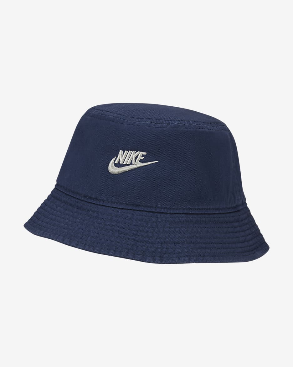 Nike Sportswear Bucket Hat - Midnight Navy/Light Silver