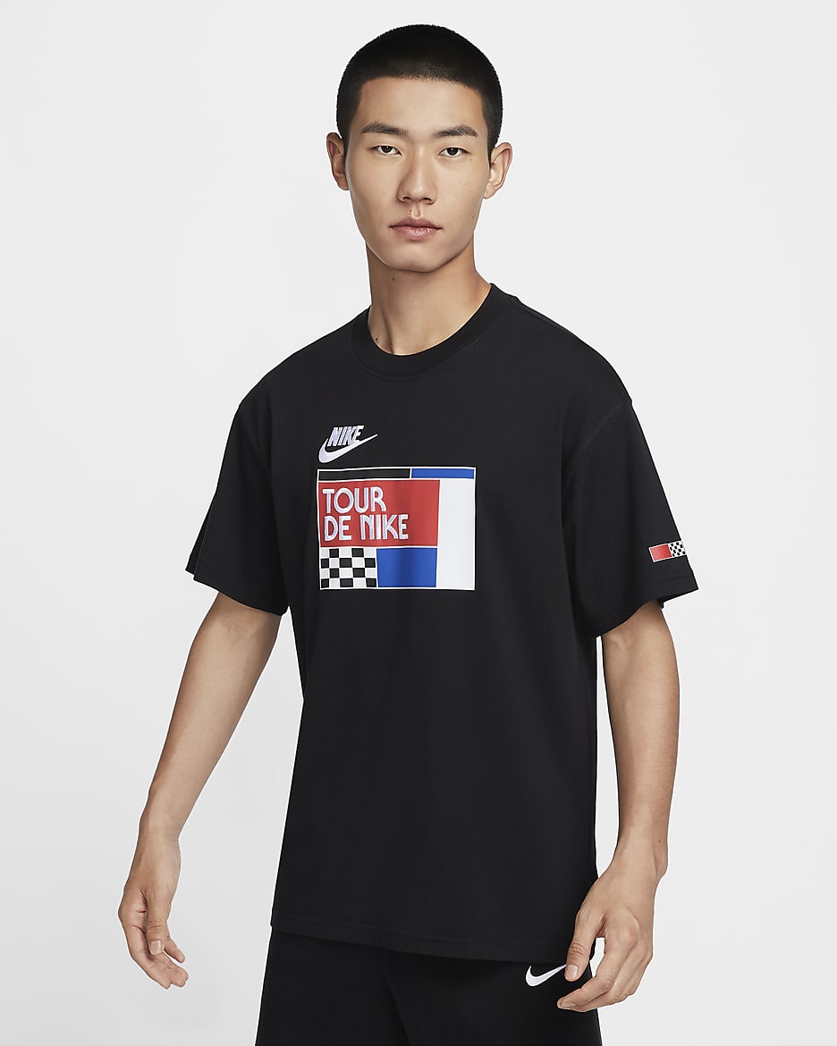 ナイキ スポーツウェア メンズ Tシャツ - ブラック