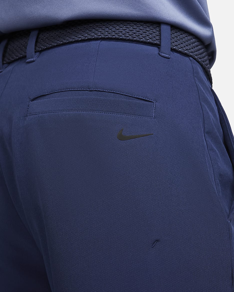 Golfbyxor Nike Tour Repel Flex med slimmad passform för män - Midnight Navy/Svart