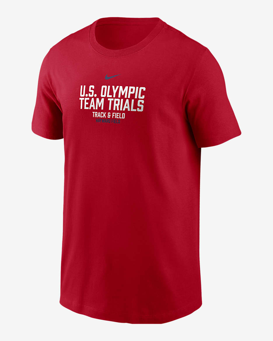 Nike Big Kids' Running T-Shirt - University Red