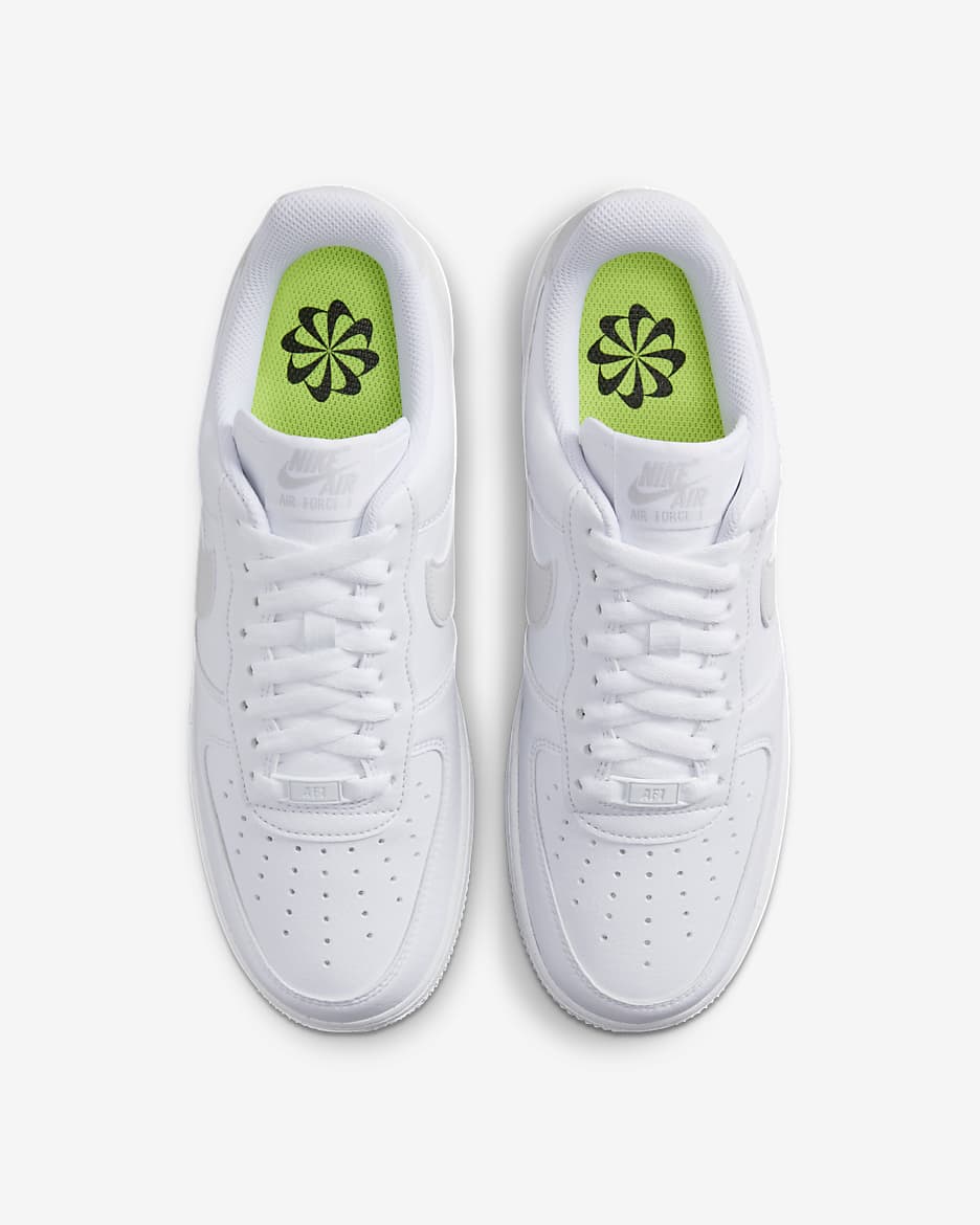 Nike Air Force 1 '07 Next Nature Women's Shoes - White/White/Volt/Photon Dust