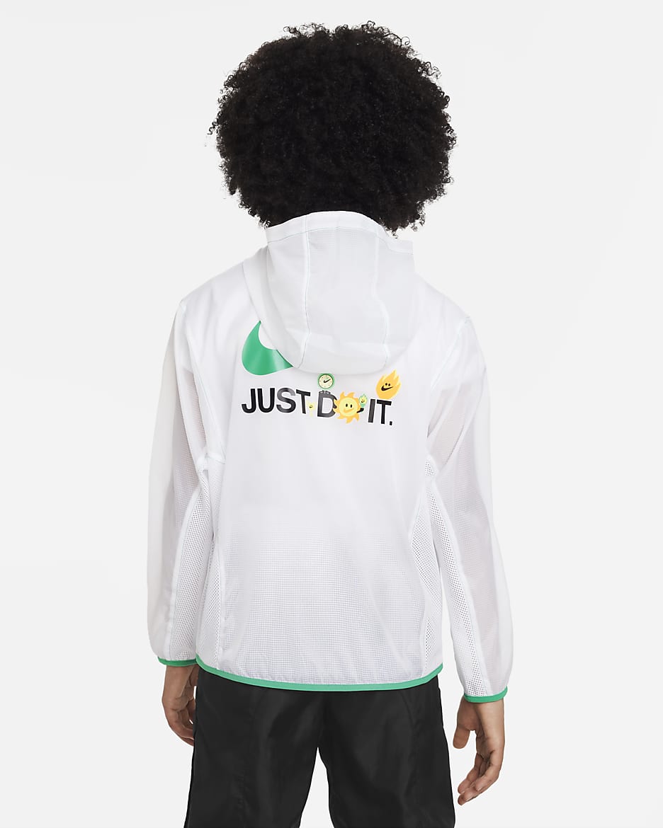 Nike Sportswear Older Kids' (Boys') Packable Jacket - White