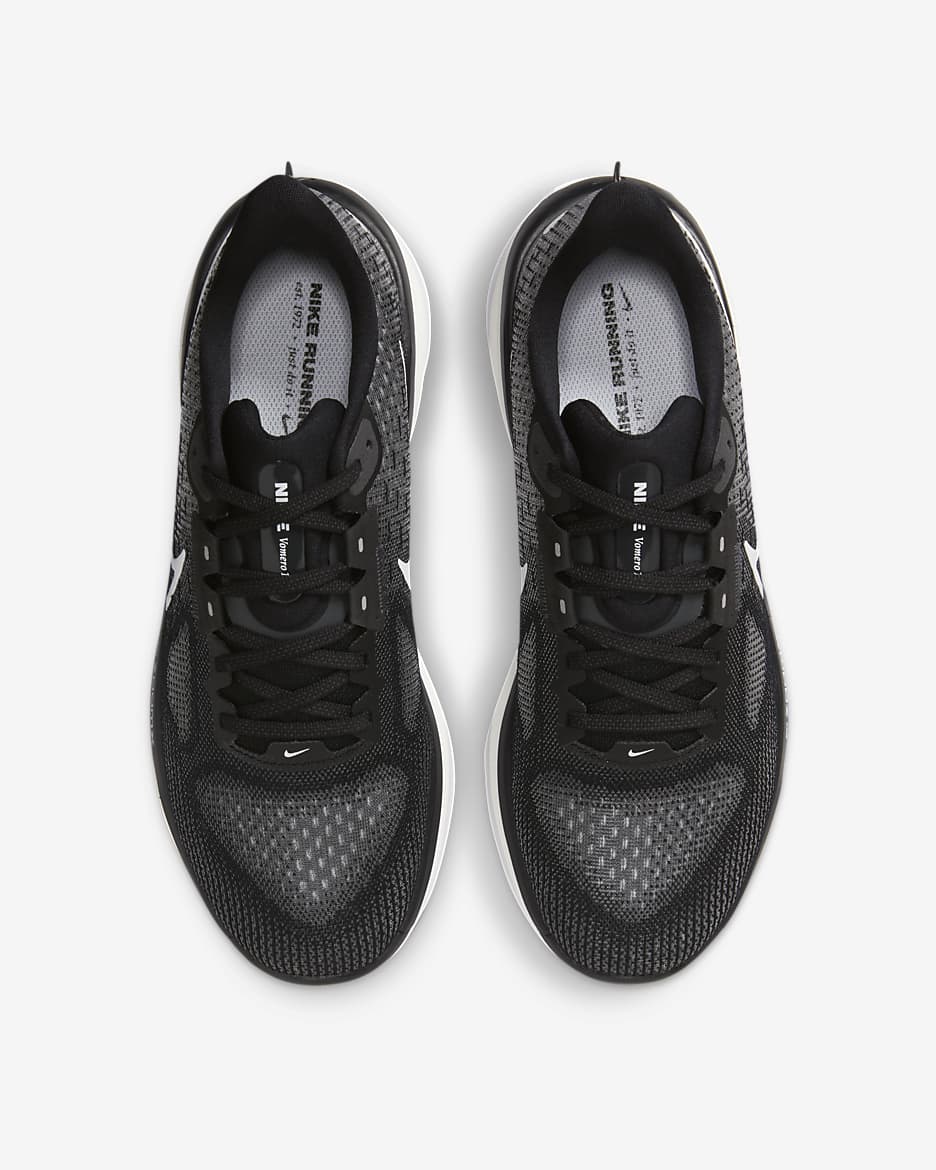 Sapatilhas de running para estrada Nike Vomero 17 para homem - Preto/Anthracite/Branco