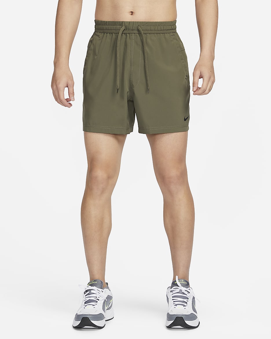 Nike Form Men's Dri-FIT 13cm (approx.) Unlined Versatile Shorts - Medium Olive/Black