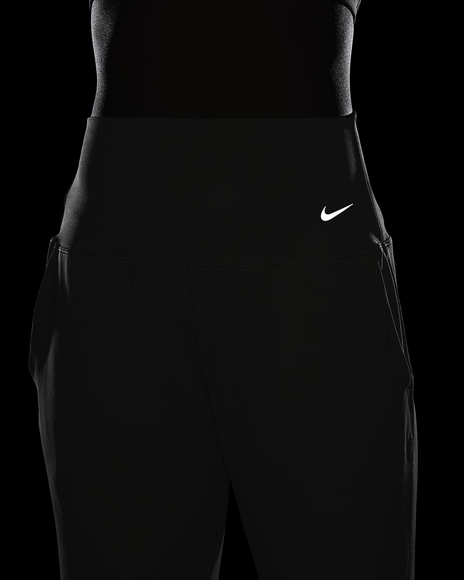 Joggers Dri-FIT de tiro alto para mujer Nike Zenvy - Militar claro/Negro