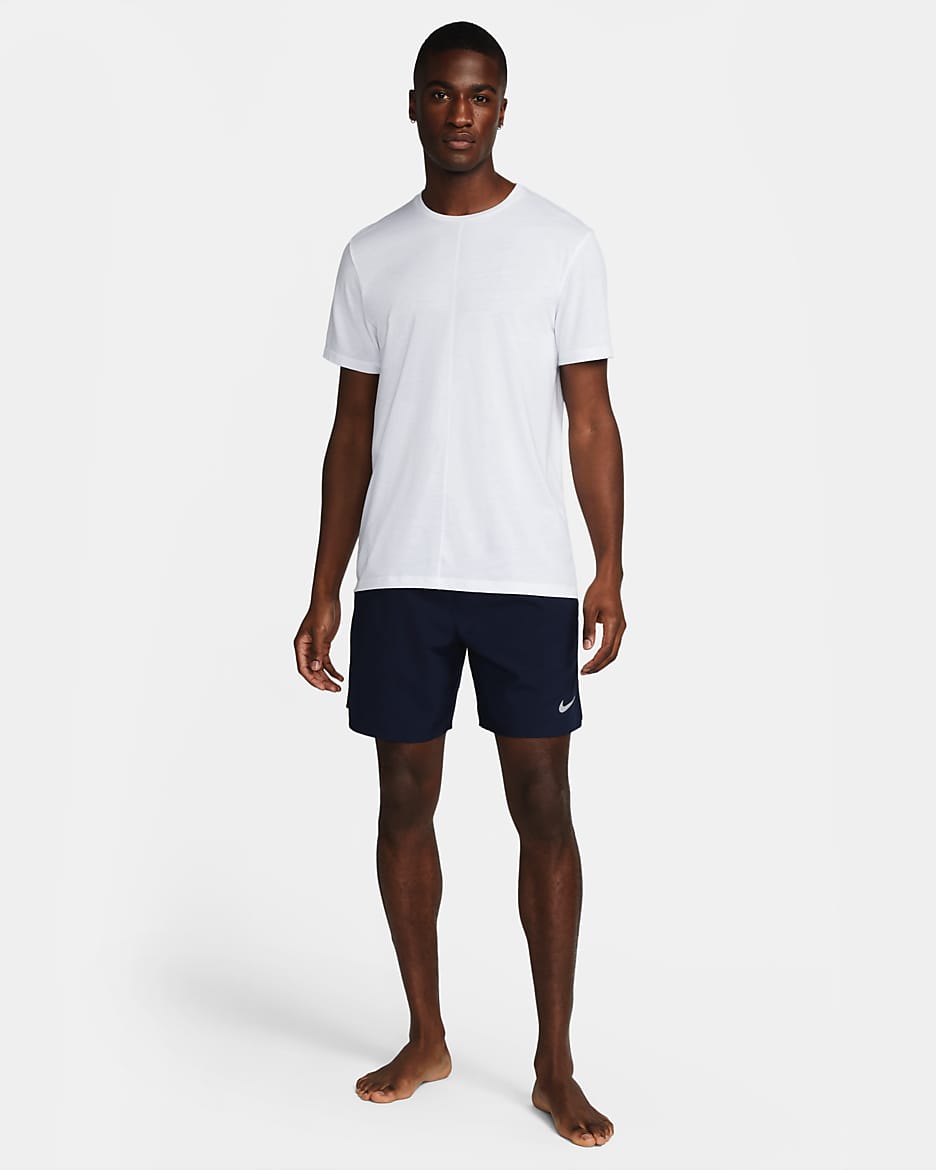 Nike Challenger Men's Dri-FIT 18cm (approx.) Brief-Lined Running Shorts - Obsidian/Obsidian/Black