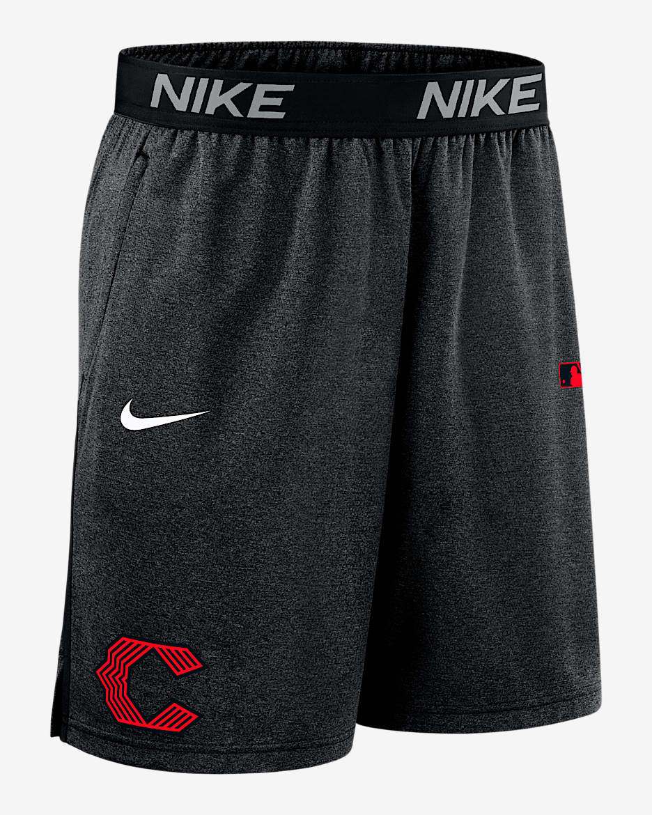 Cincinnati Reds Authentic Collection City Connect Men's Nike Dri-FIT MLB Shorts - Black
