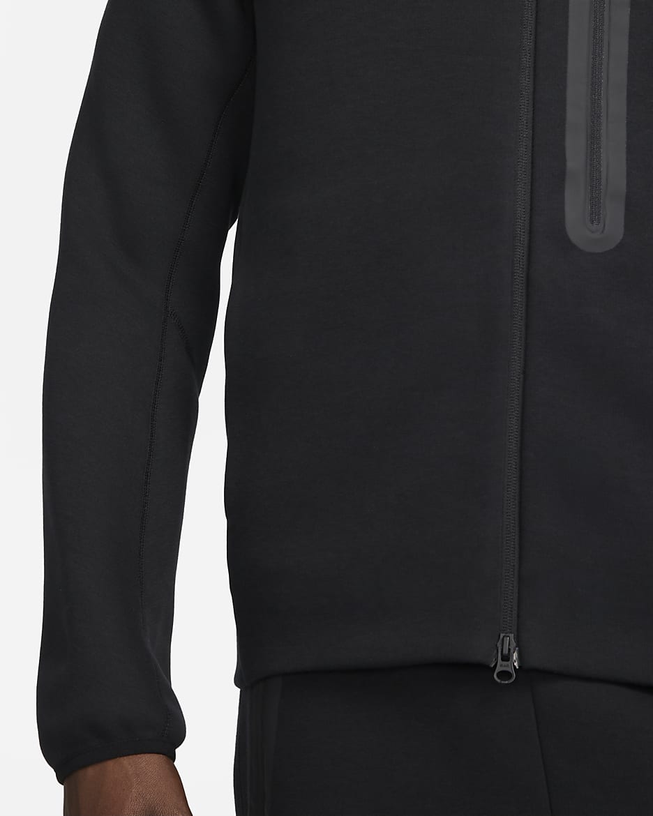 Ανδρικό τζάκετ bomber Nike Sportswear Tech Fleece - Μαύρο/Μαύρο