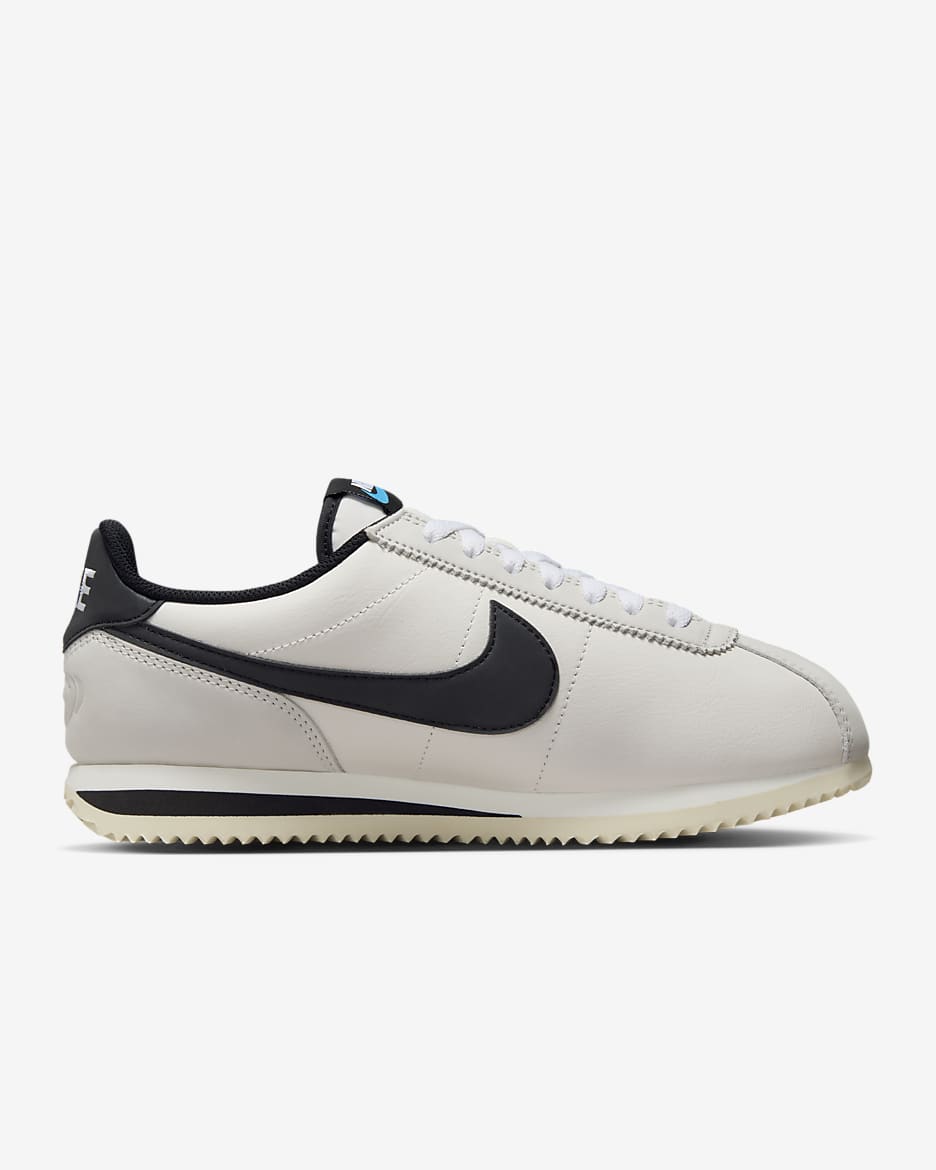 Nike Cortez SE 皮革女鞋 - Phantom/Light Bone/Coconut Milk/黑色