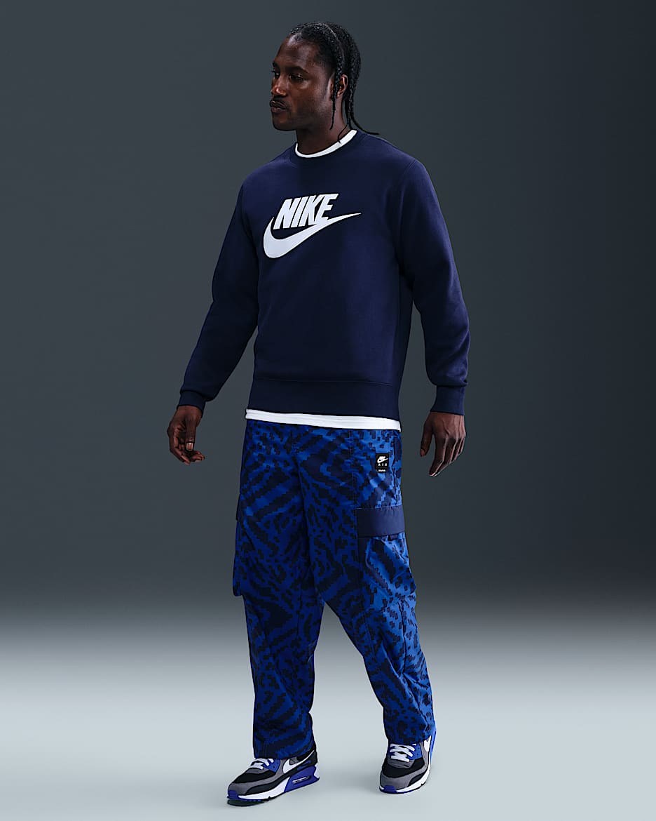 Nike Air Men's Woven Cargo Pants - Game Royal/Blue Void/Black