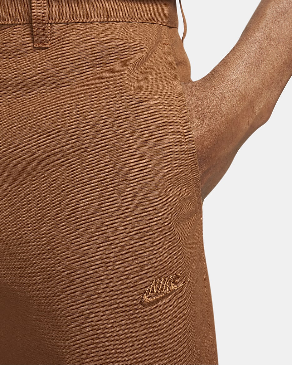 Chinosy męskie Nike Club - Light British Tan/Light British Tan