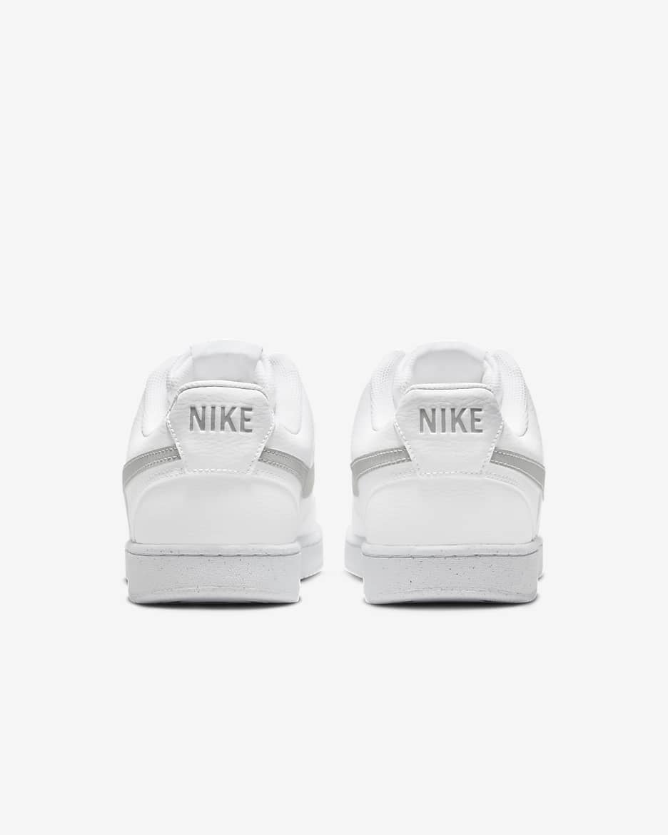 Nike Court Vision Low Next Nature Men's Shoes - White/White/Light Smoke Grey