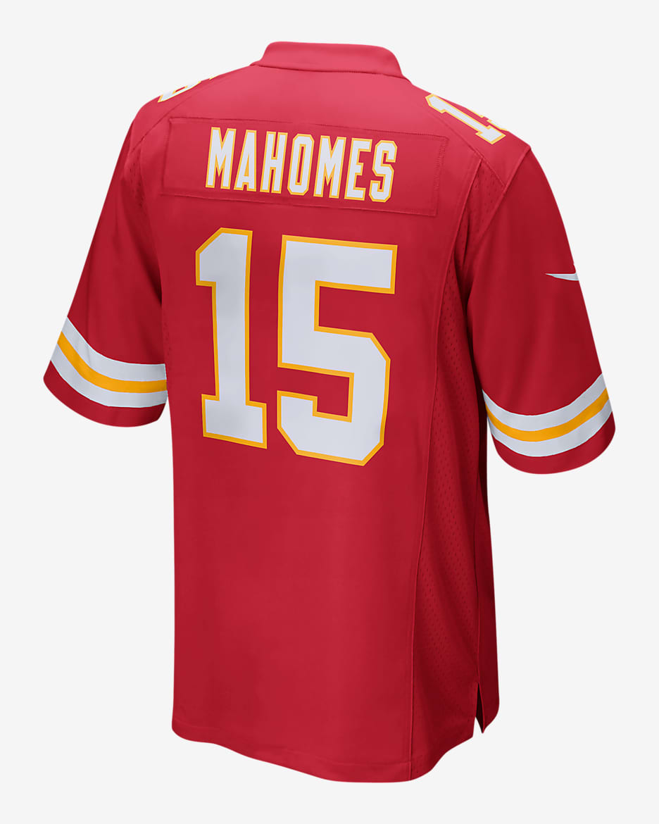 NFL Kansas City Chiefs (Patrick Mahomes) Men's Game American Football Jersey - University Red