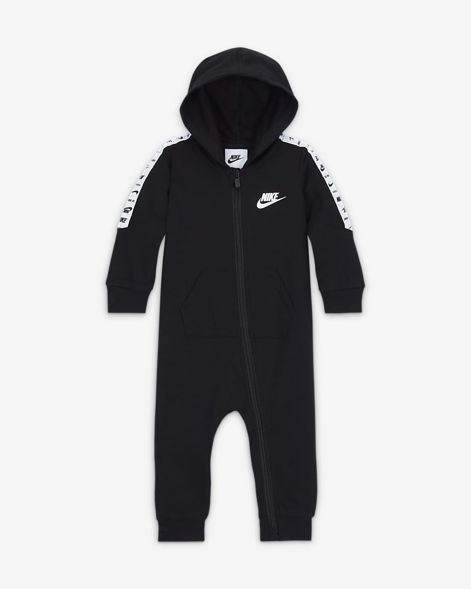 Mono con gorro Futura para bebé (de 3 a 9 meses) Nike - Negro