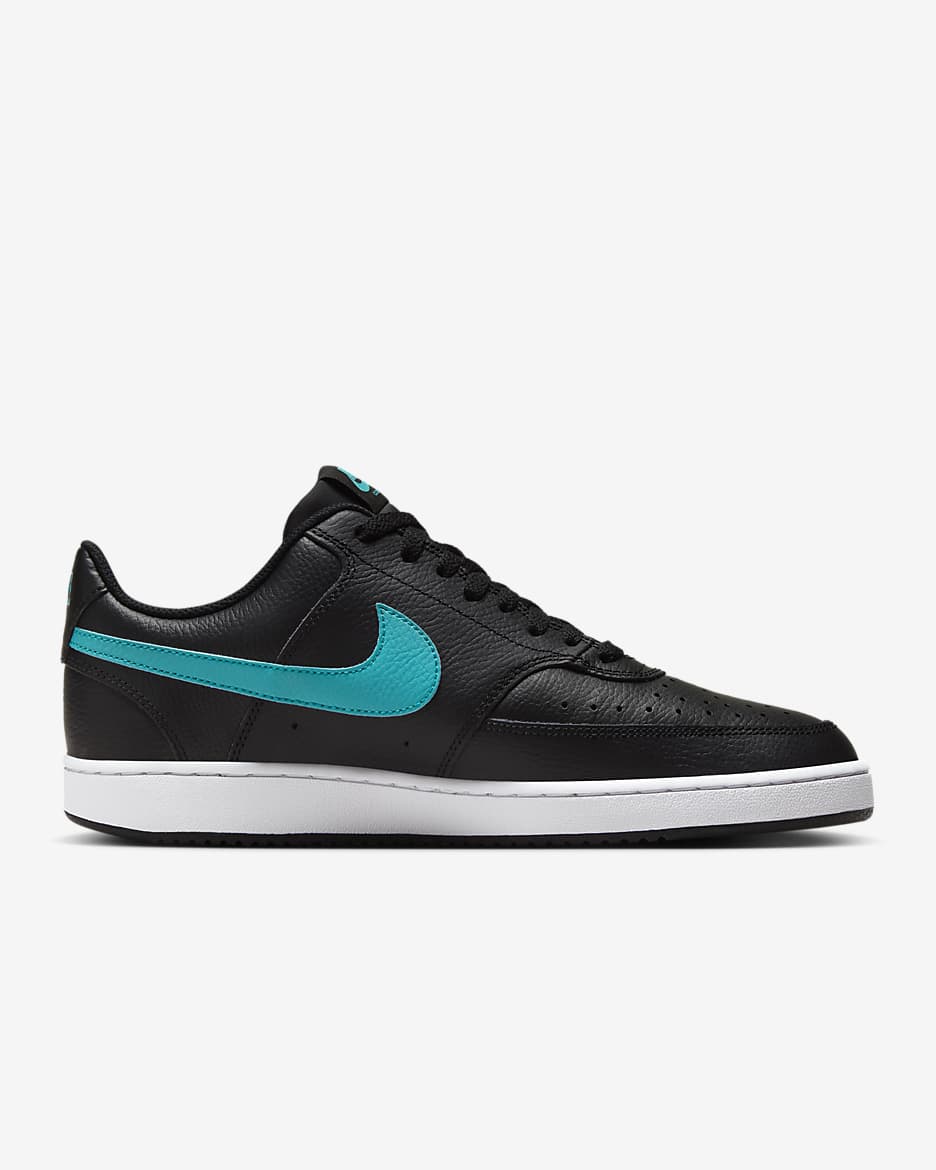 Nike Court Vision Low férficipő - Fekete/Fehér/Dusty Cactus