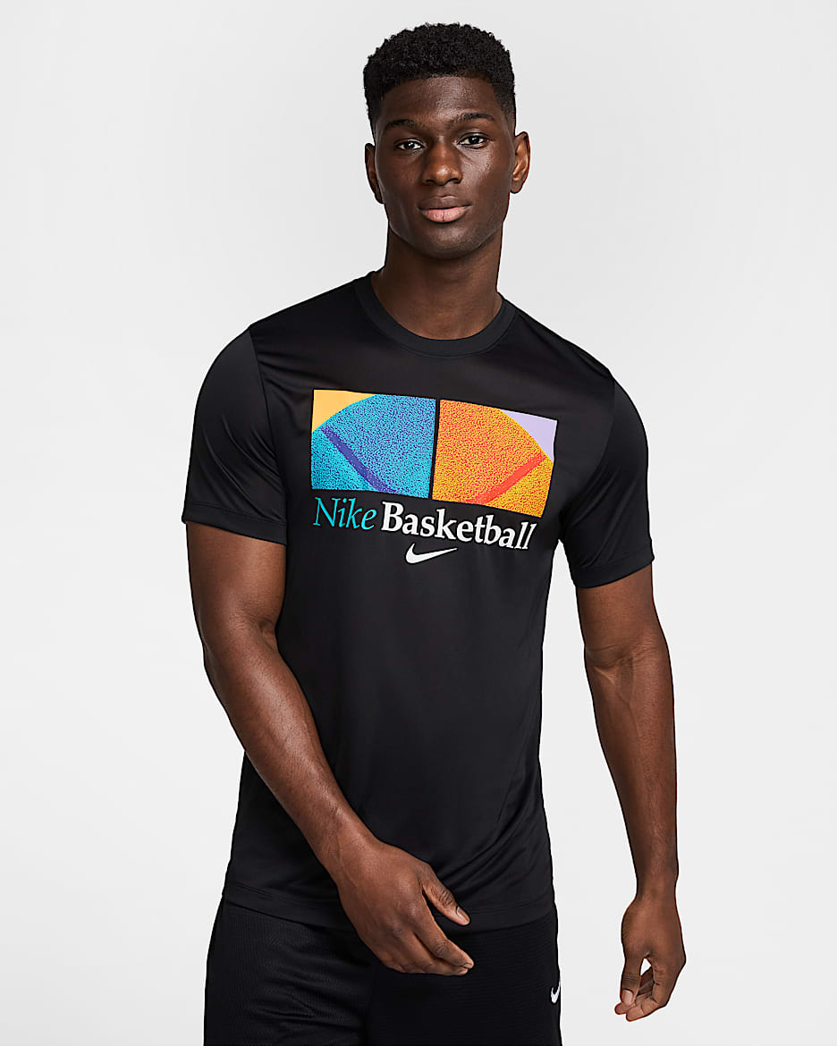 Nike Men's Dri-FIT Basketball T-Shirt - Black