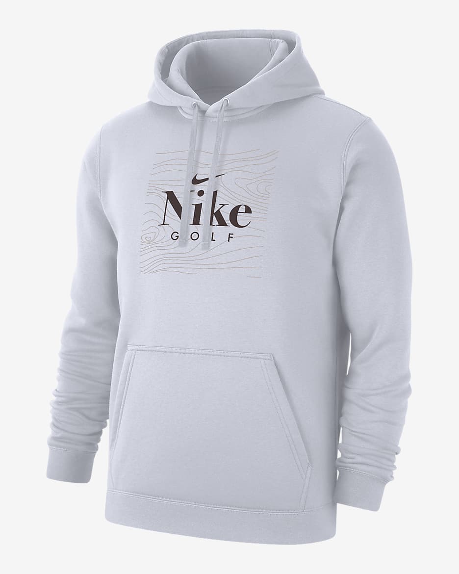 Nike Club Fleece Men's Golf Hoodie - White