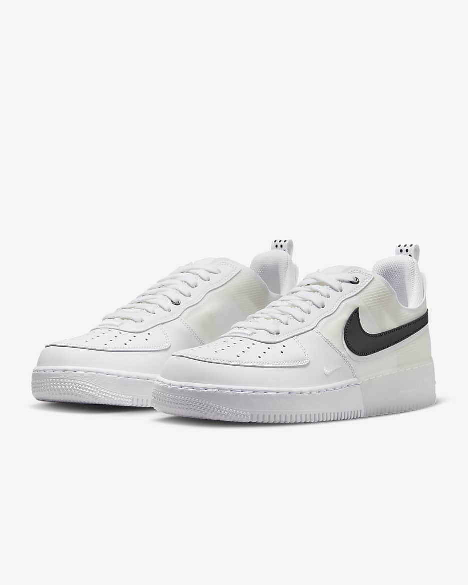 Nike Air Force 1 React Men's Shoes - White/Black