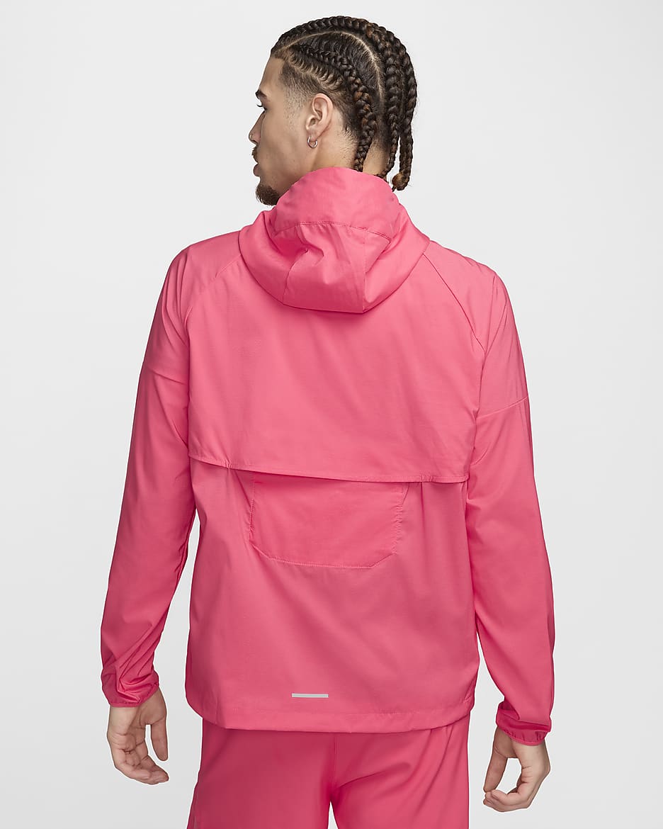 Chamarra de correr Repel para hombre Nike Windrunner - Rosa margarita/Rosa margarita