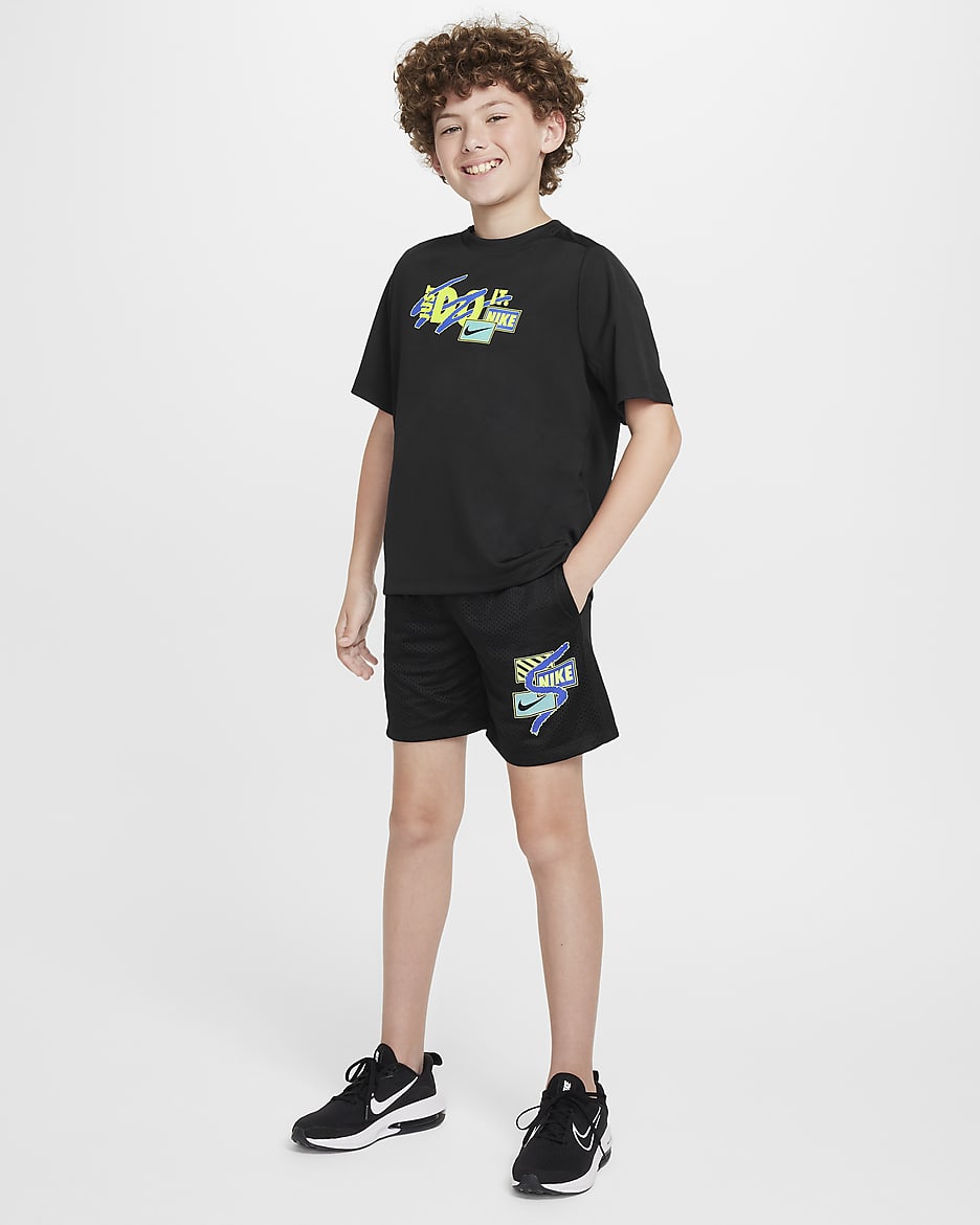 Nike Multi Older Kids' (Boys') Dri-FIT Shorts - Black