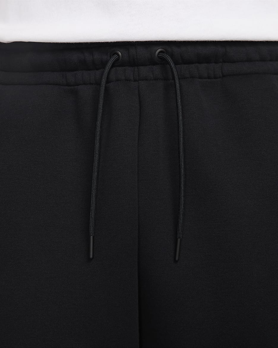 Short en tissu Fleece Nike Tech pour homme - Noir/Noir